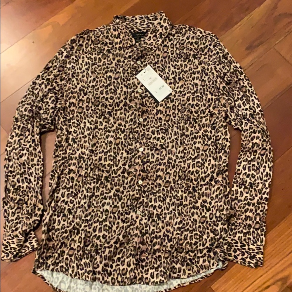 Men's Zara long-sleeve dress shirt NWT